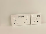 NEW 2021 Innovative -Very useful -13a 1 and 2 Gang Wall Outlet Sockets British Standard Wall Socket With USB Port Wall Switch And Socket